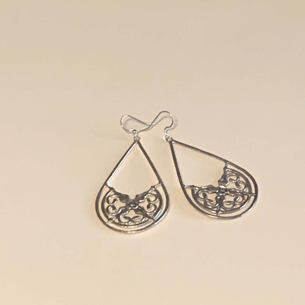 Sara Blaine 2 1/4” Long Teardrop Earrings